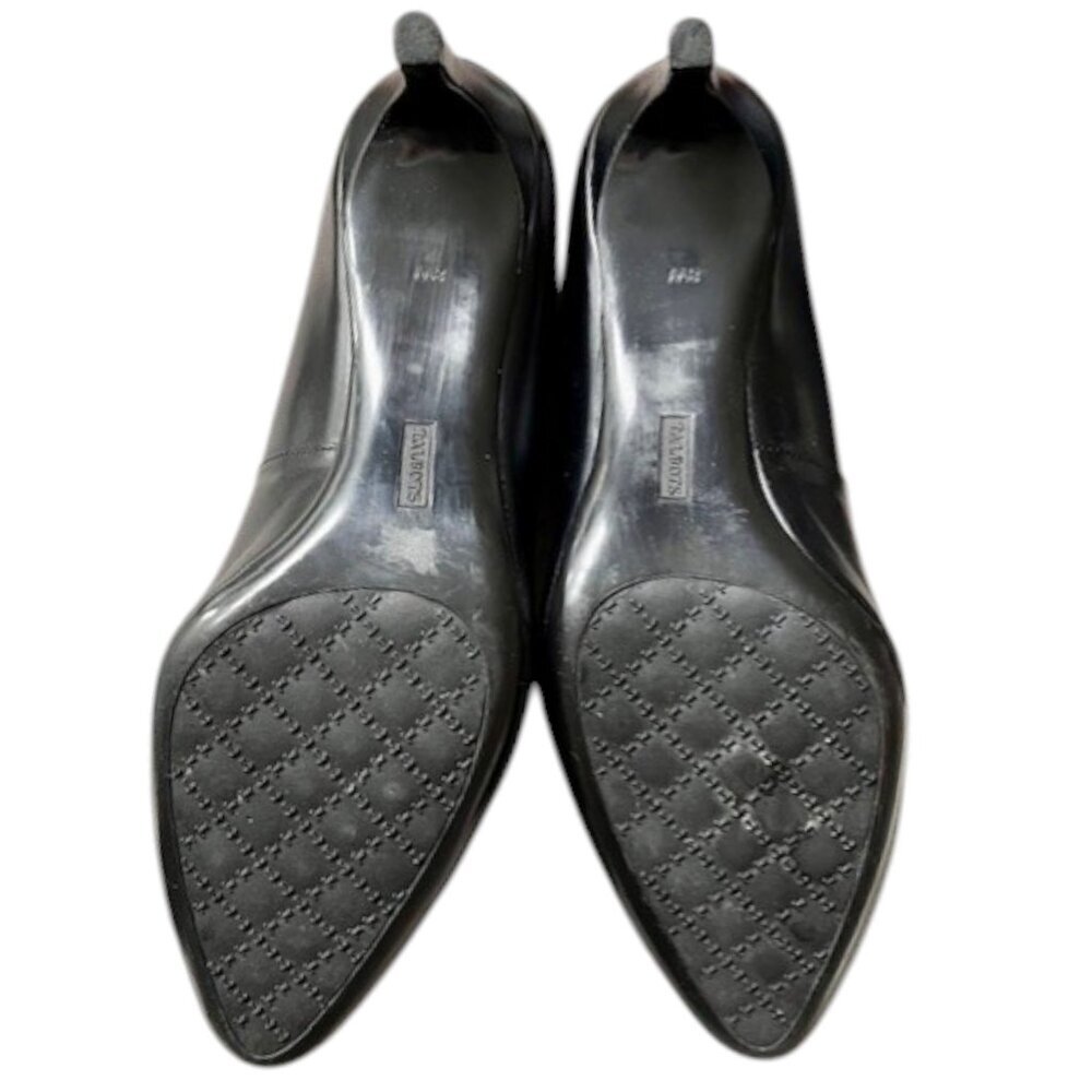 Talbots Classic Leather Pumps Made in Brazil 2.5” Heel - Black - 8 WIDE - Picture 8 of 12